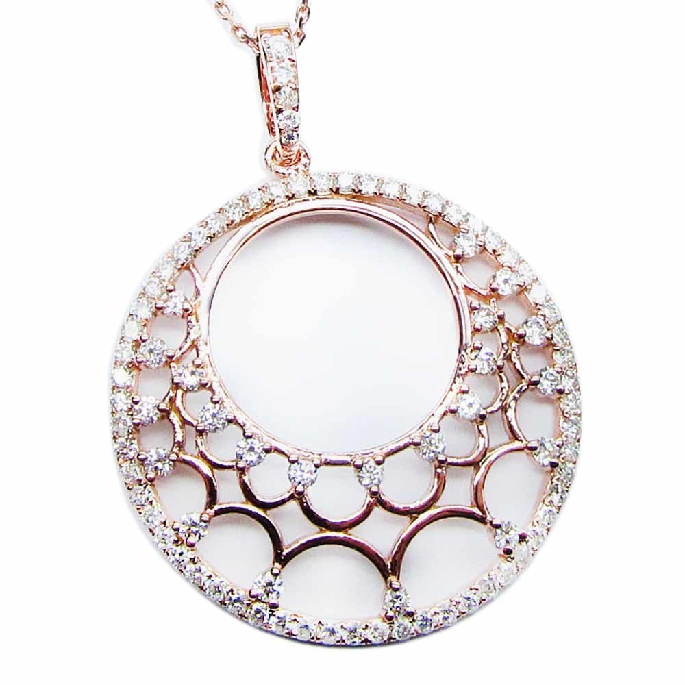 1.05 Karat Rose Gold Pırlanta Kolye